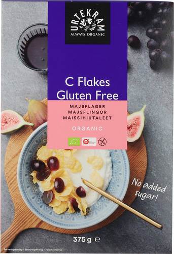 Cornflakes glutenfri, ekologisk, 375 g