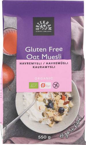 Havremüsli, ekologisk, 550 g