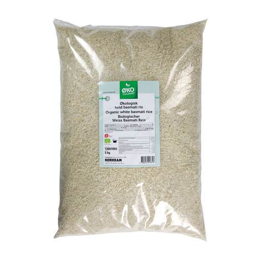 Ris basmati, ekologisk, 5 kg