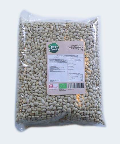 Bönor vita, ekologiska, 2,5 kg