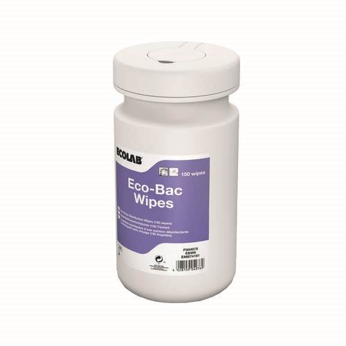Eco Bac wipes, desinficerande servetter, 150 st