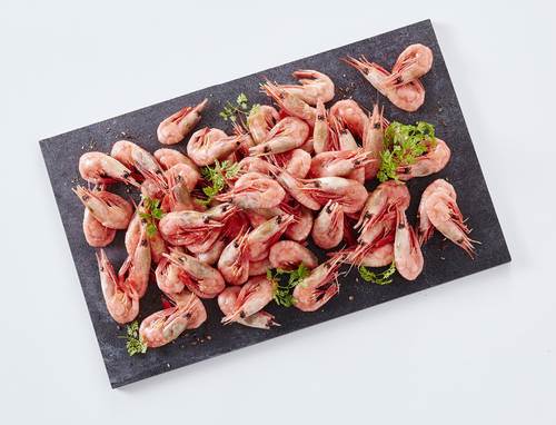 Rejer med skal, søkogte, 80/100, 5 kg