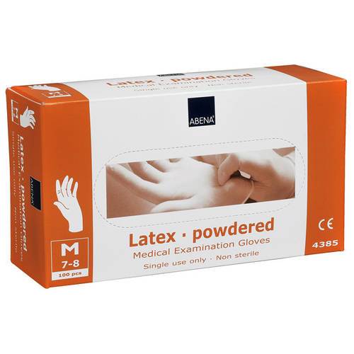 Latexhandsker pudderfri, natur, large, 100 stk