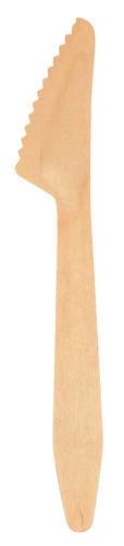 Träkniv 16,5 cm, brunt björkträ, obehandlat, 100 st