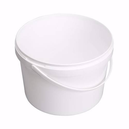Plastspand 5,7 l, Ø 22,5 cm, H 19,7 cm, hvid PP (låg 17340779)