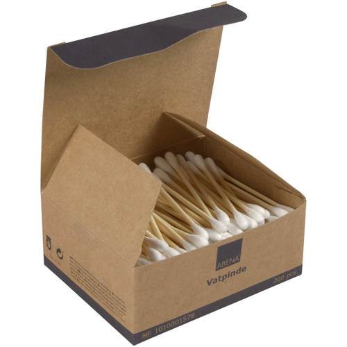 Bomullstops 7,5 cm, bambu/bomull, 200 st