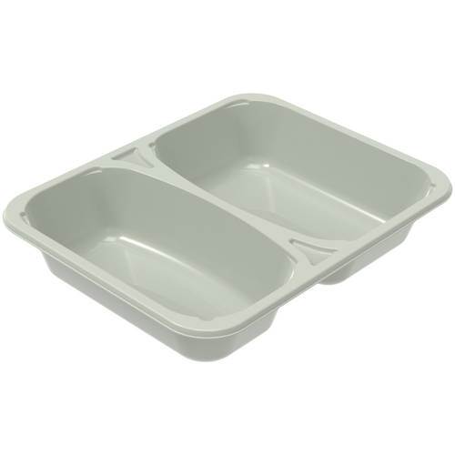 Bricka Evolve 2-rum, 610/455 ml, 227 x 178 x 43 mm, CPET, 360 st (60018659 +