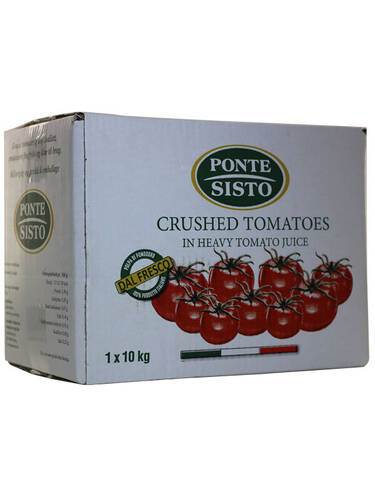 Tomater knuste, Bag in box, 10 kg