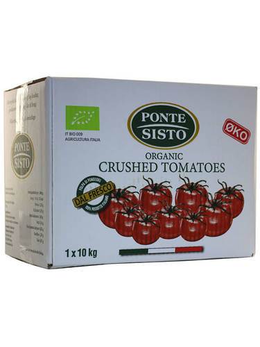 Tomater knuste, bag in box, 10 kg