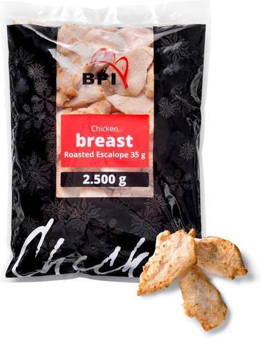 Kylling escalope, 30 g, halal, 2,5 kg