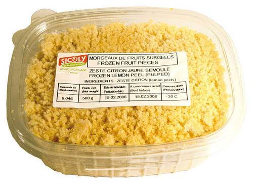 Citronskal revet, 4x500 g
