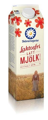 Lättmjölk 0,5%, laktosfri, 1 l