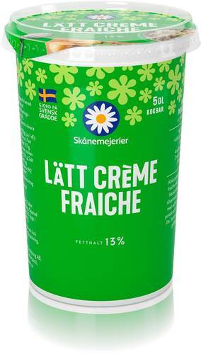 Lätt crème fraiche 13%, 500 ml
