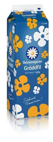 Gräddfil 12%, 1 l