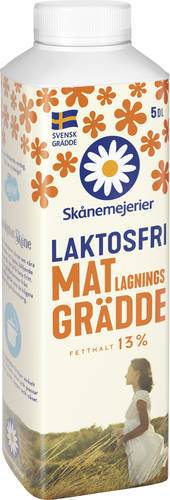 Matlagningsgrädde, 15 %, laktosfri, 5 dl