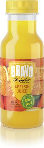 Bravo apelsinjuice, PET, 25 cl