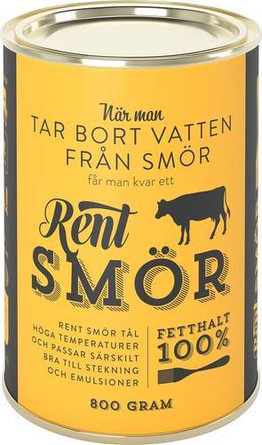 Rent smör 100%, 800 g