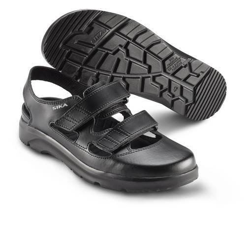 Optimax velcro sko 173105 med hælrem, sort str 46, 1 par