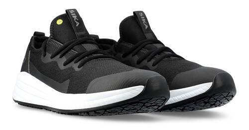 Sneaker Life 403211 sort, strik snøresko, str. 42