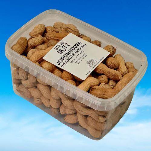 Jordnötter med skal, 400 g