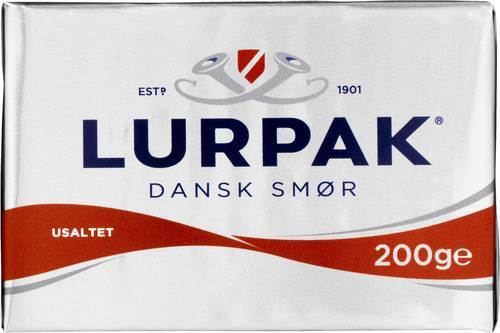 Smör, lurpak, osaltat, 200 g
