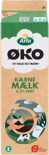 Kärnmjölk 0,3%, ekologisk, 1 l