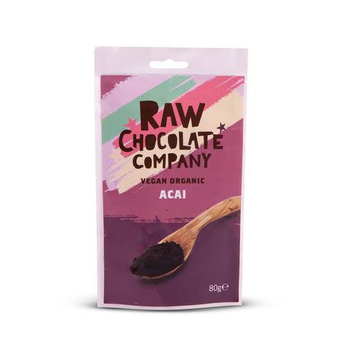 Acai pulver raw, ekologiskt, 80 g