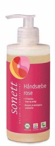 Håndsæbe rose, 300 ml