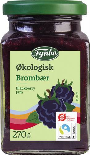 Björnbärsmarmelad, ekologisk, 270 g
