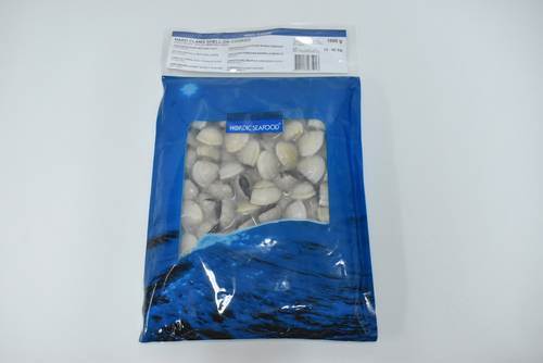 Venusmusslor i skal, kokta, lösfrysta, 1 kg