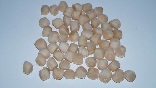 Pilgrimsmussla utan rom, 60/80, 10% glasering, rå, 900 g
