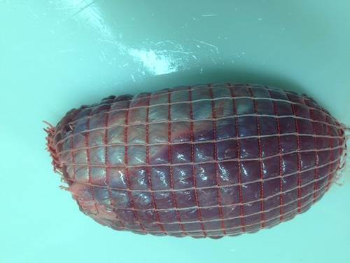 Køllesteg af krondyr, uden ben, klump/yderlår, 1-2 kg