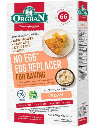 No Egg, vegansk ersättning till bakning, 200 g