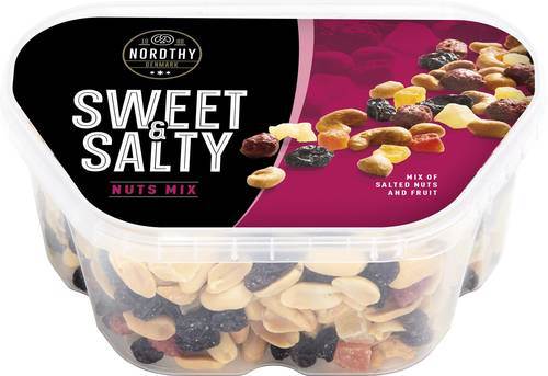 Sødt og salt mix nødder, 500 g