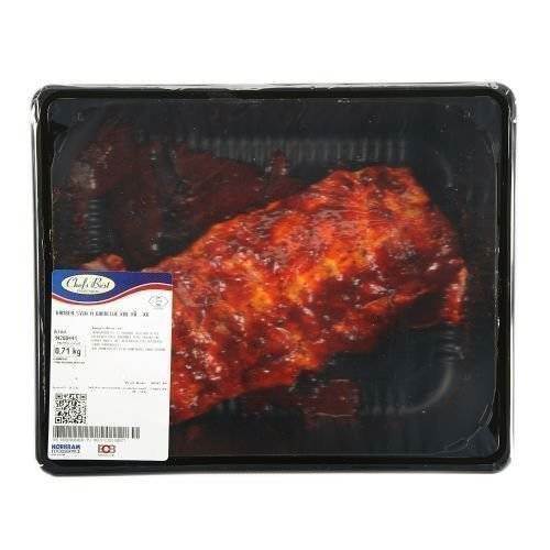 Kamben af gris med barbecue marinade, EU, variabel vægt