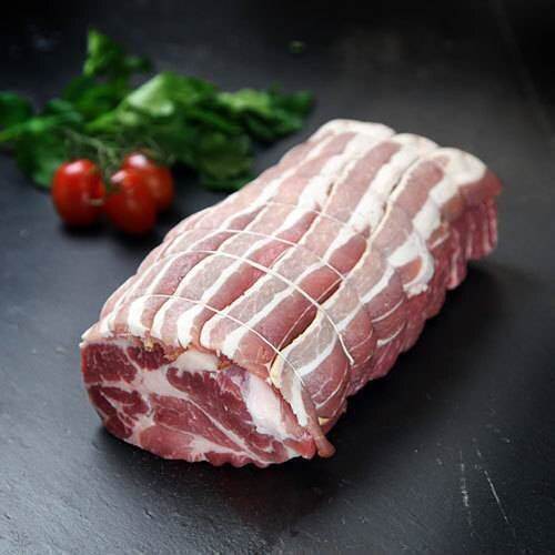 Bostonsteg af nakkefilet, med bacon, ca. 2 kg, EU
