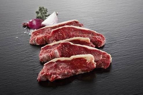 Steak af oksetyndsteg med fedtkant, EU, 220 g