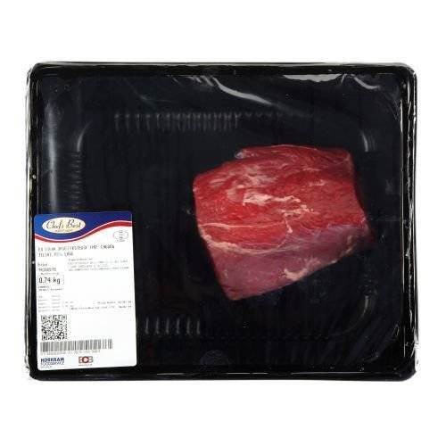 Biff av oxinnanlår, tillsatt 10% lake, ca. 600 g, EU