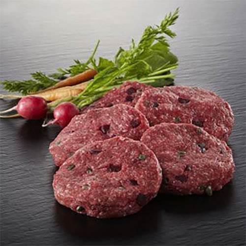 Biff Lindström med kapris, under 12% fett, 10% potatis, halal, 100 g, Danmark