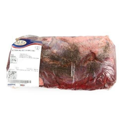 Högrev av kalv delad, med salt och peppar, i kokpåse, EU, ca 2,5 kg