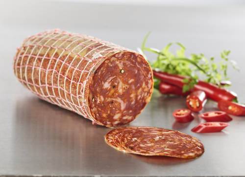 Salami Ventricina Piccante (chili), halv ca. 1,4 kg