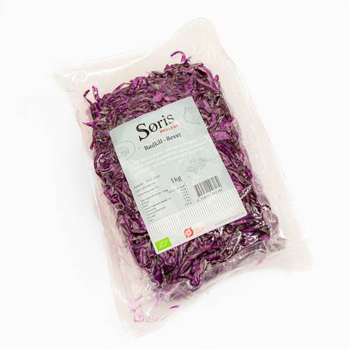 Rødkål snittet 2 mm, 1 kg