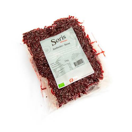 Rødbeder snittet 3 mm, 1 kg