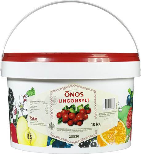 Lingonsylt, 10 kg
