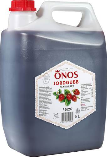 Blandsaft Jordgubb, 5 l