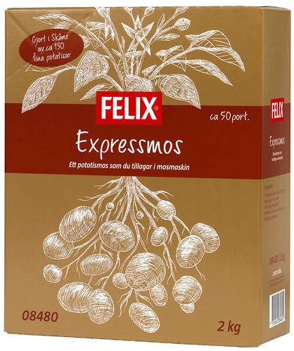 Potatismos Express, 50 portioner, 2 kg