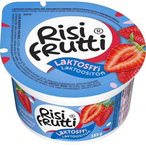 Risifrutti jordgubb, laktosfri, 12 x 165 g