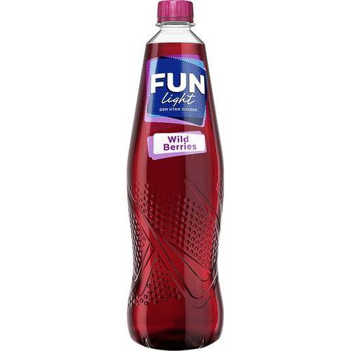 Fun Light Wild Berries, sockerfri, 1 l
