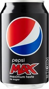 Pepsi Max, burk, 33cl
