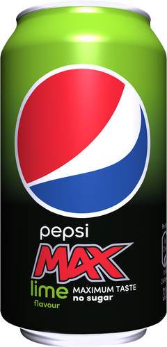 Pepsi Max Lime, burk, 33 cl